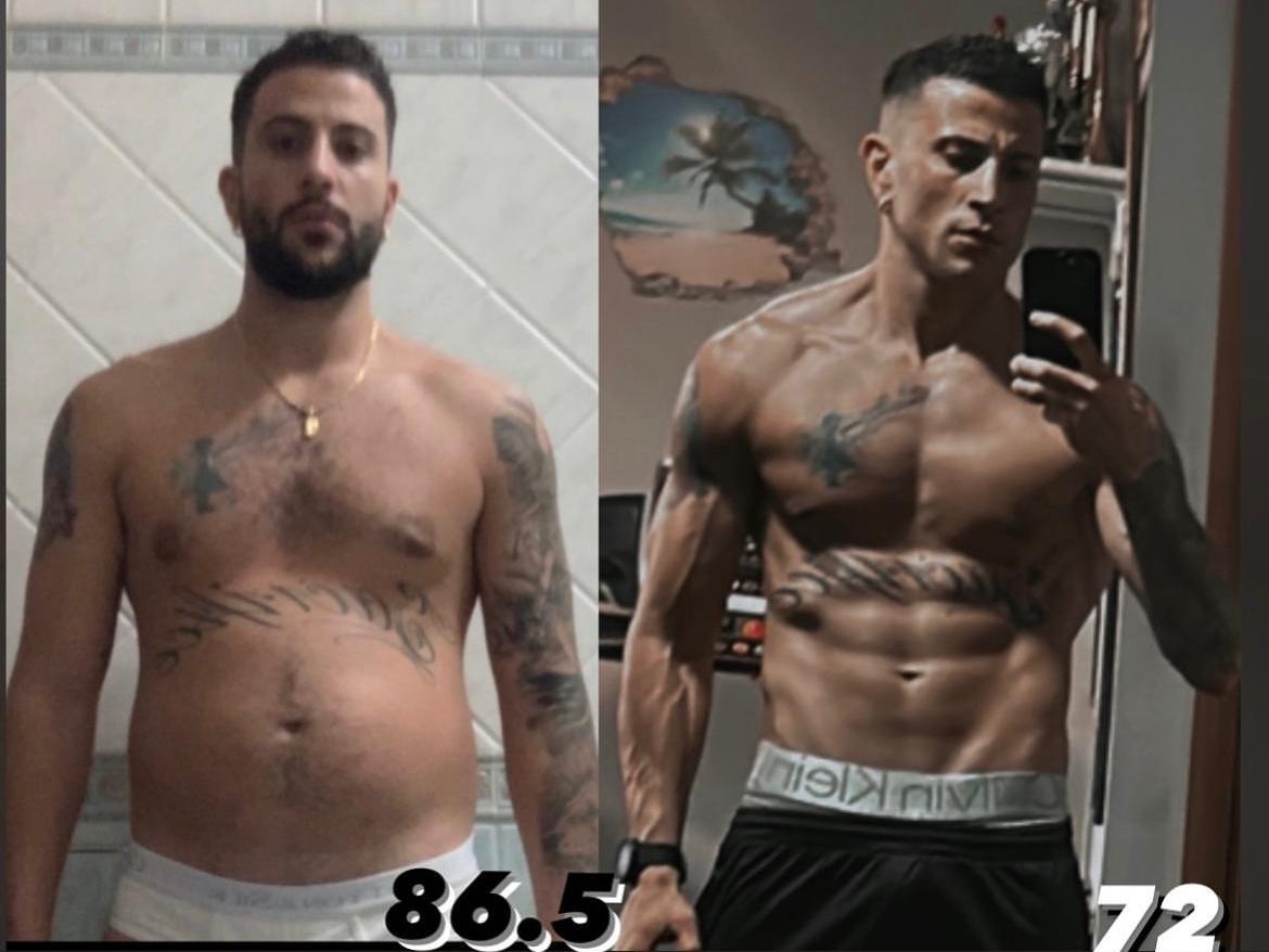 Trasformazione cliente – da 86.5kg a 72kg